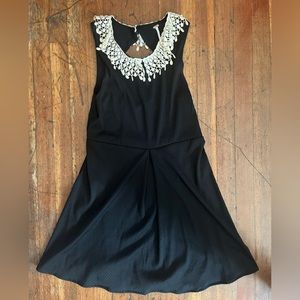 Free People Peter Pan collar sleeveless skater dress